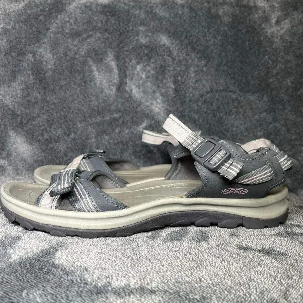 🖤 Keen Womens Sandals Anatomic Footbed Pink/Gray sz 11 Strappy Adjustable